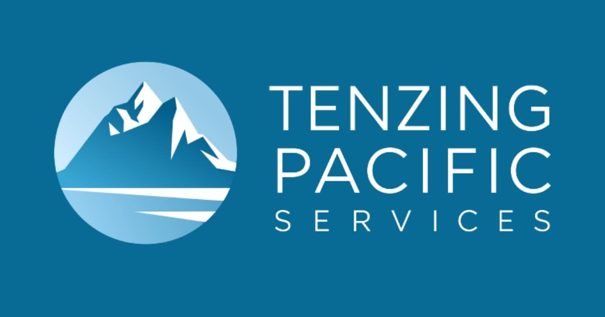 Tenzing Pacific Services Logo blue