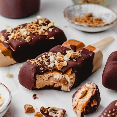 Peanut Butter Protein Magnum Ice Creams 6 1